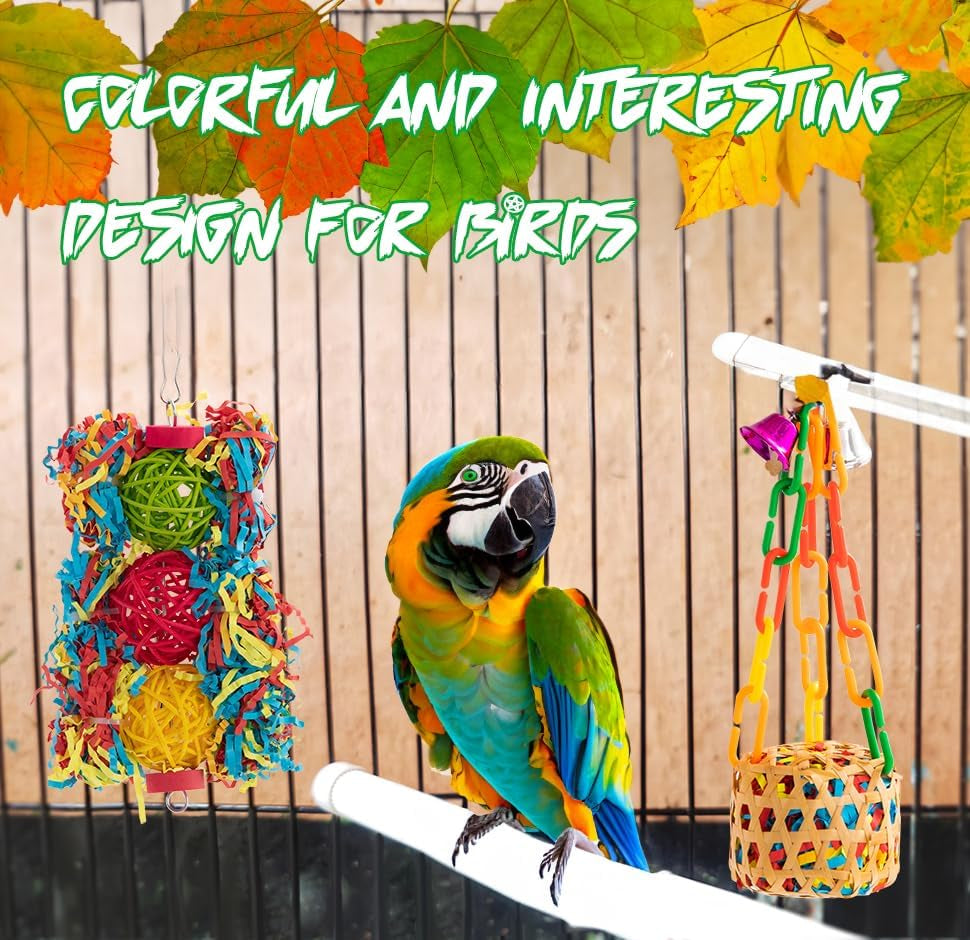 Bring Joy to Your Feathered Friends with Our Bird Toy Collection!