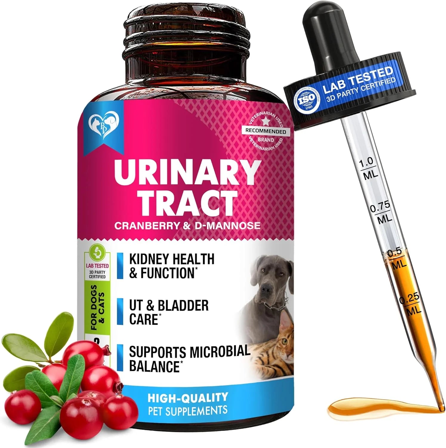 Cat & Dog Urinary Tract Infection Treatment & Natural UTI Cranberry
