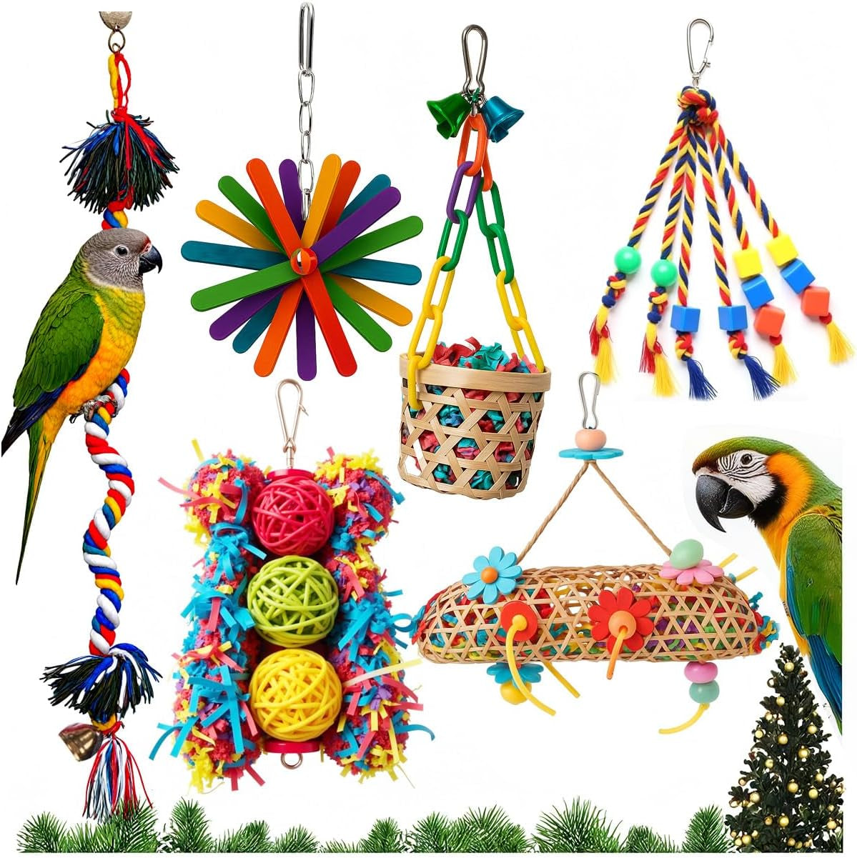 Bring Joy to Your Feathered Friends with Our Bird Toy Collection!