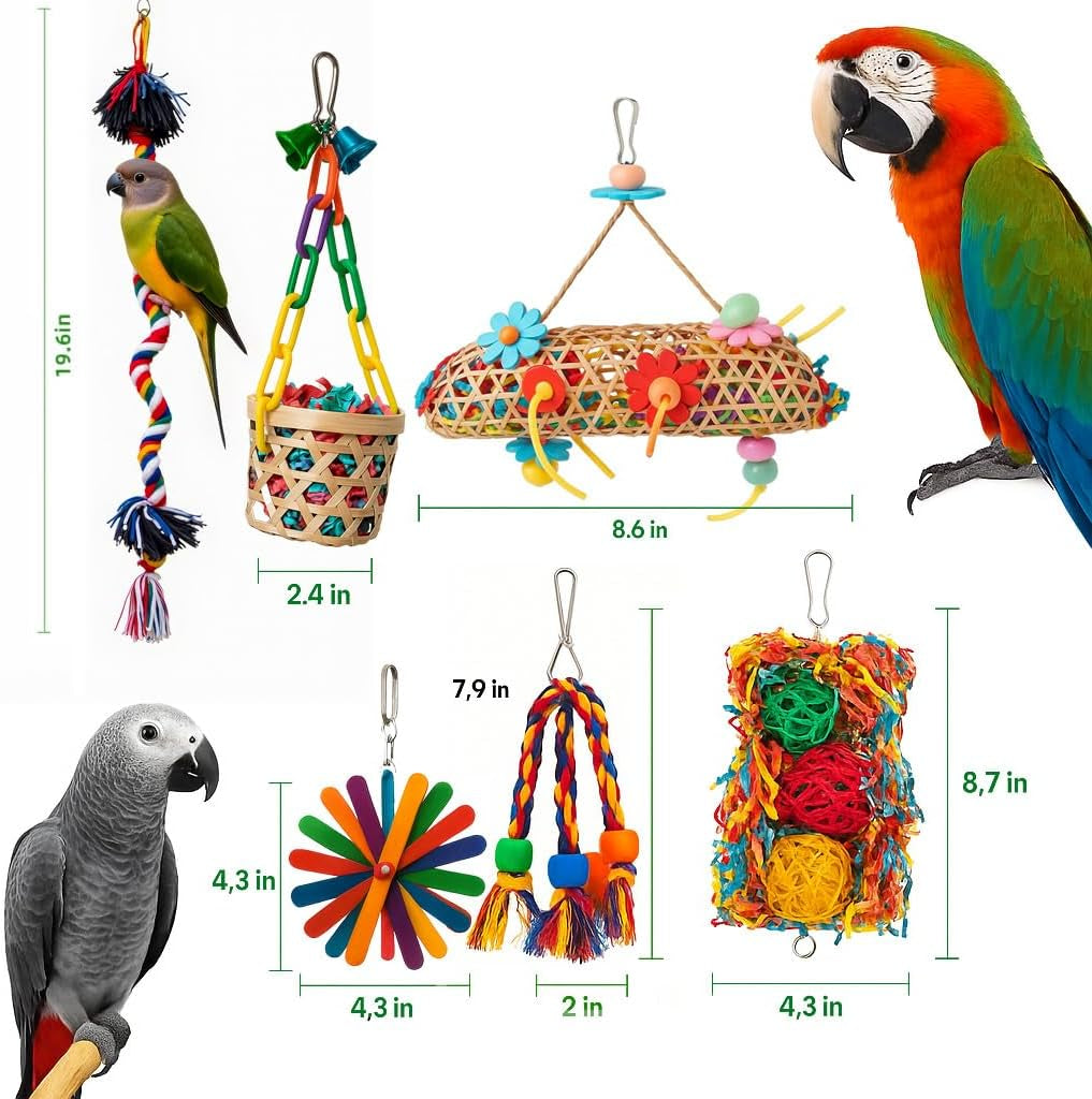 Bring Joy to Your Feathered Friends with Our Bird Toy Collection!
