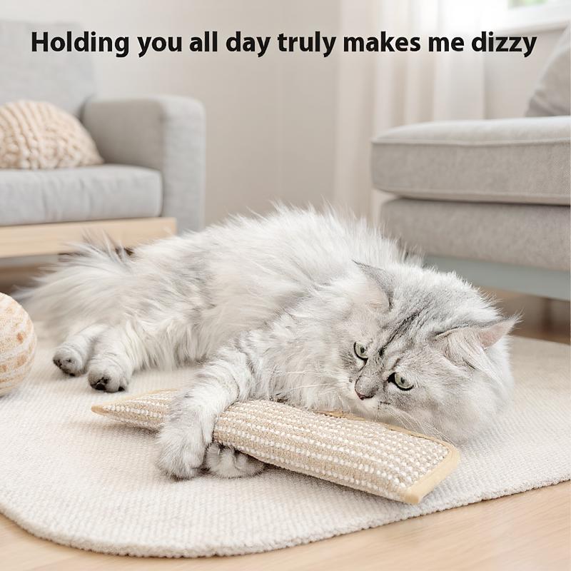 Unleash Your Cat's Playful Side with the Catnip Pillow & Scratch Pad! 🐾