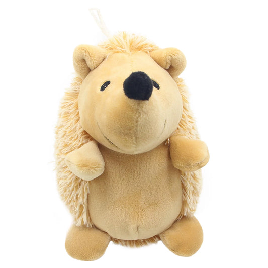 Hedgehog Squeaky Dog Toy – Durable Plush Puppy Toy for Biting, Training & Playtime Fun