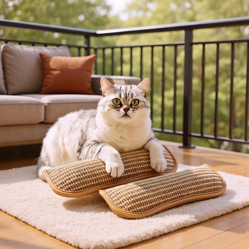 Unleash Your Cat's Playful Side with the Catnip Pillow & Scratch Pad! 🐾